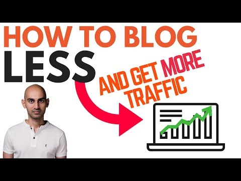How to Get More Traffic by Blogging LESS | 4 (Sneaky) Tips