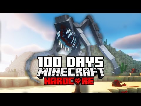 100 Days in a Terrifying Parasite Apocalypse in Hardcore Minecraft | Bad at the Game Edition