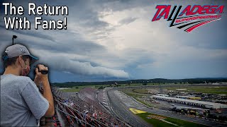 Fans Return to NASCAR! // My 10th Cup race at Talladega Superspeedway