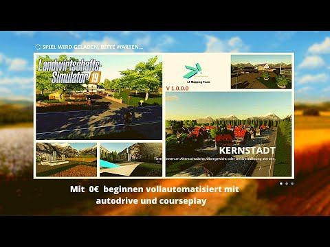 LS19 Kernstadt #01 Mit 0€ beginnen vollautomatisiert mit autodrive und courseplay