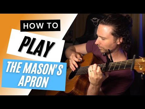 The Masons Apron Reel - Irish Guitar Tutorial (DADGAD Tuning)