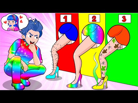If the Shoe Fits 11 - Don't Choose the Wrong Girlfriend Challenge | Hilarious Cartoon Animation