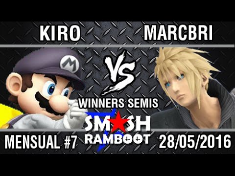 [SmashxRamboot #7] Kiro (Mario) Vs. Marcbri (Cloud) Winners semis