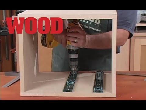 How to Install Drawer Slides in Cabinets -- WOOD magazine
