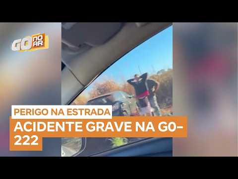 Bombeiros resgatam seis pessoas em Acidente na GO- 222