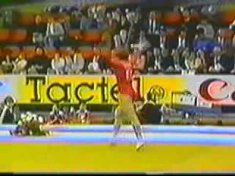 Gabrielle Faehnrich 1985 Europeans AA Floor
