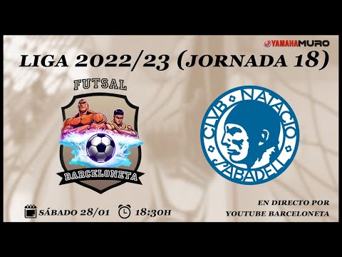 Barceloneta Futsal - Club Natació Sabadell (Jornada 18) Temporada 2022/23
