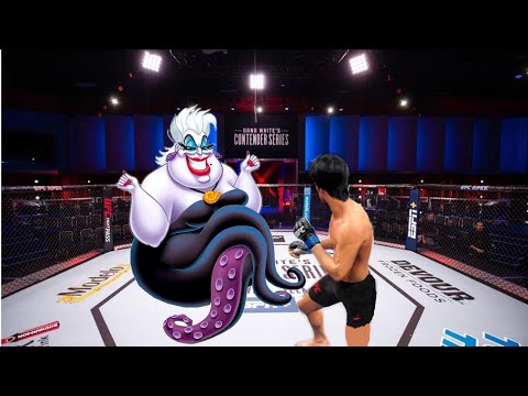 UFC4 Bruce Lee vs Mermaid Ursula EA Sports UFC 4