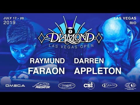 2019 Diamond Las Vegas Open: Raymund Faraon vs Darren Appleton