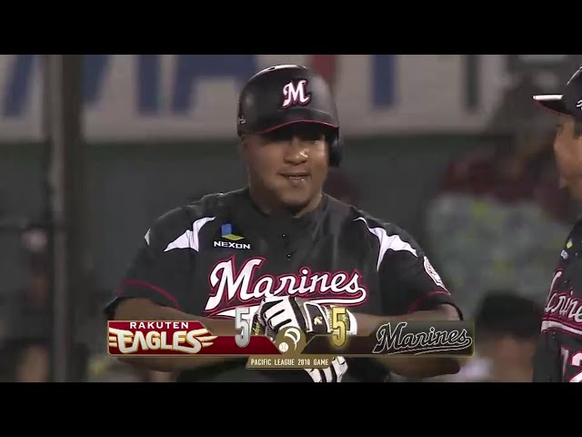 【7回表】マリーンズ・デスパイネ 腕力で運んだ執念の同点打!! 2016/7/23 E-M