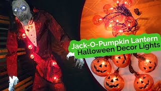 Boogeyman Halloween Animatronic Upgrade! Adding Scary Halloween Lights - Pumpkin Party Decorations