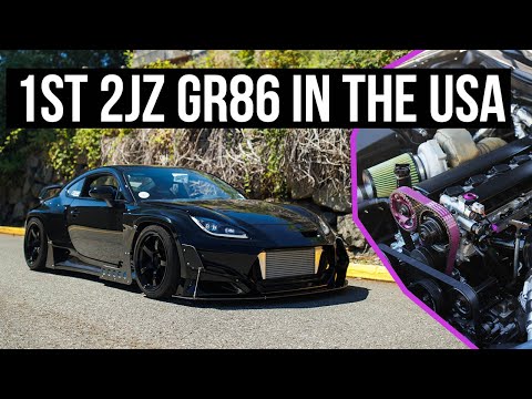 Toyota GR86 gets a 2JZ with four miles on the odometer!