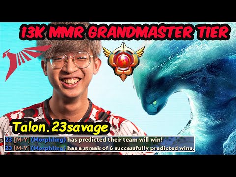 Talon.23savage Morphling Lv.30 Grandmaster tier 100% OUTPLAYED Signature Hero