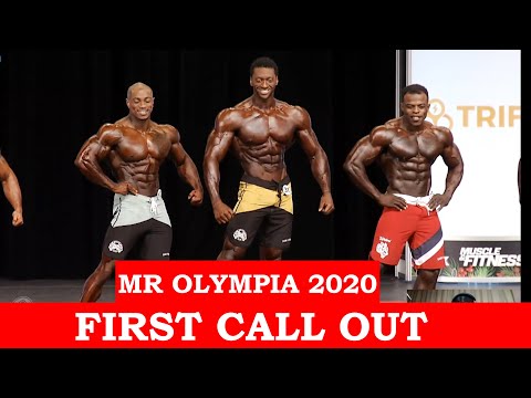 2020 MENS PHYSIQUE MR OLYMPIA FIRST CALL OUT