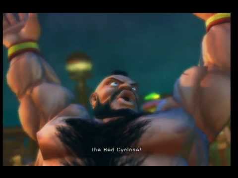 Super Street Fighter 4. Zangief vs Guile. XBOX 360 PS 3