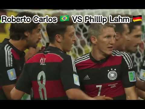 Roberto Carlos 🇧🇷 VS Phillip Lahm 🇩🇪  ⚽️ 🤩 🐐