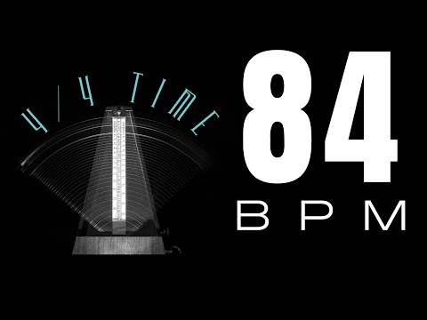 84 BPM - 4/4 Time - 5 Minutes - Metronome - Click