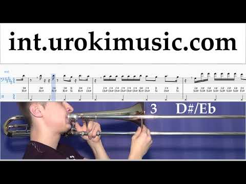 Cross Me Trombone Tabs - Ed Sheeran Cross Me Notes Solo Tutorial