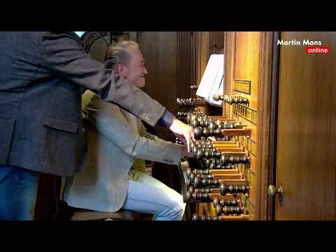 Zie hoe Jezus daar loopt in Jeruzalem - Martin Mans orgel