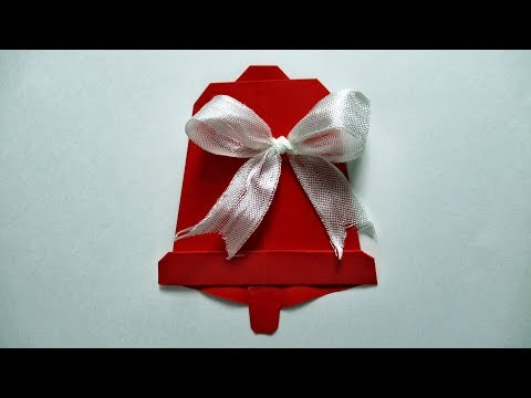 Christmas Origami Paper Bell - Easy Instructions Paper Bell