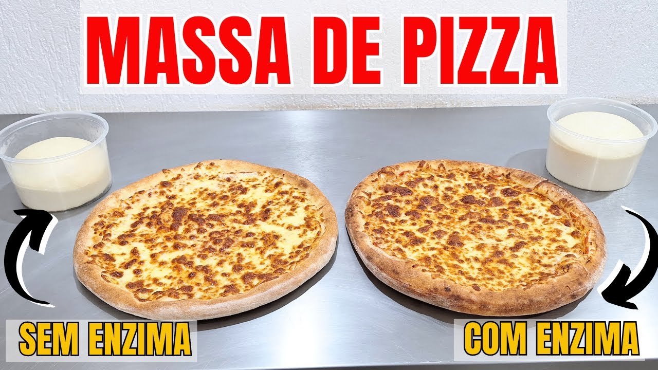 MASSA DE PIZZA PROFISSIONAL I CUSTA MENOS DE R$1,00 I UTILIZAMOS UM PRODUTO SECRETO (ENZIMA)