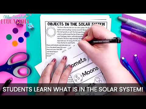 Space Unit | Solar System and Planets | Galaxies | Meteors | Comets BUNDLE