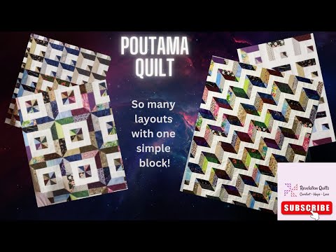 Poutama Quilt  So many layouts for one simple block!