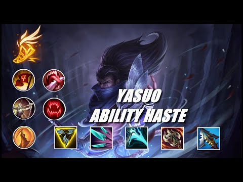 Ability Haste Yasuo Montage - New CDR Yasuo Build Season 11 -League Of Legends Best Yasuo Plays 2021