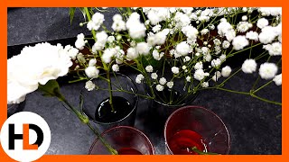 DIY Colored Flowers for Valentine's Day