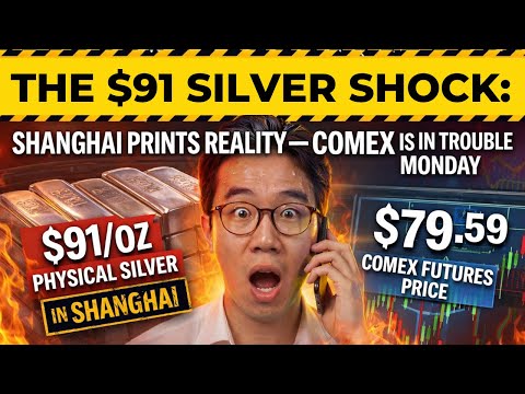 The $91 Silver Shock Shanghai Prints Reality — COMEX Is in Trouble Monday