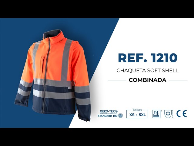 Vídeo relacionado con SIGGI Chaqueta Softshell de Alta Visibilidad, Naranja, S para Hombre