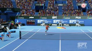 Virtua Tennis 2009 (PS3) - Full Match Gameplay
