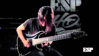 Video thumbnail for ESP Guitars: E-II HRF FR-8B Prototype Demonstration featuring ISAO by ESP Guitars JAPAN Official Channel
