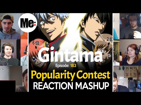 Character Poll Arc : Popularity Contest | Gintama 銀魂 Episode 183 | REACTION MASHUP