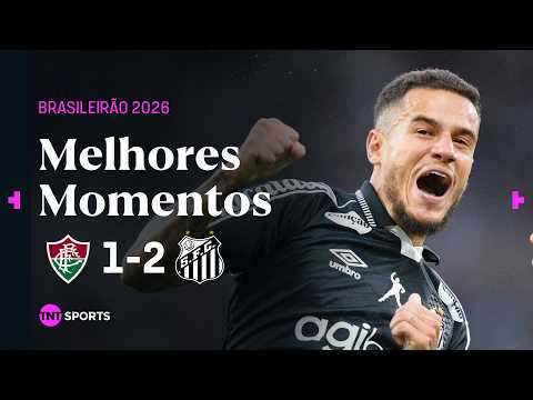COUTINHO MARCA À LA CAMISA NOVE, GABIGOL CRAVA E SANTOS VENCE NO MARACANÃ | FLUMINENSE 1 X 2 SANTOS