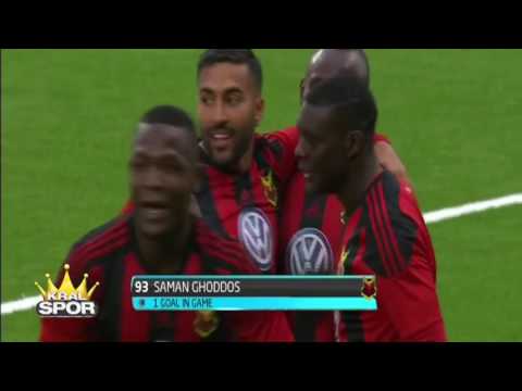 Östersunds 1 - 0 Galatasaray GOL: Saman Ghoddos