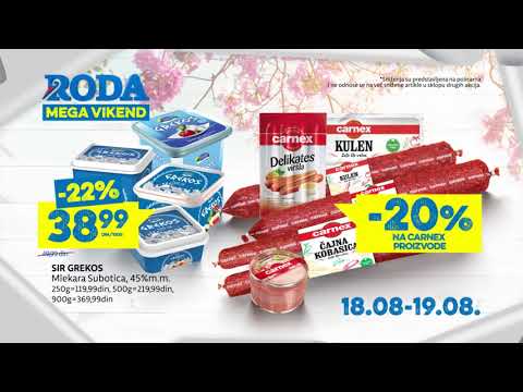Roda Mega vikend 18 - 19.08.2018.