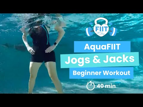 Jogs & Jacks: Complete AquaFIIT Workout. Anyone Can Do It!