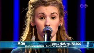 Moa Lignell - Make You Feel My Love [Med Juryns kommentarer] HD Idol 2011