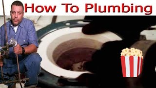 Toilet Flange Repair PVC Replacement Trick👍👍👍