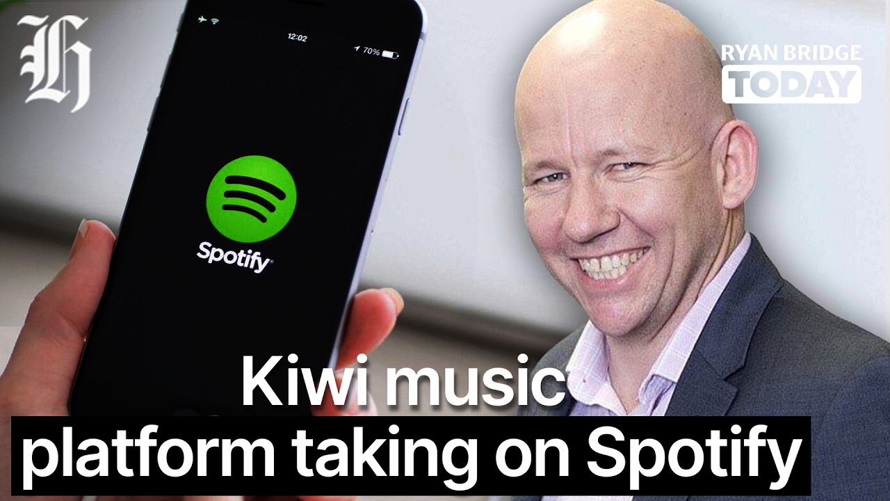 The Kiwi music platform taking on Spotify with no subscription fees | Ryan Bridge TODAY