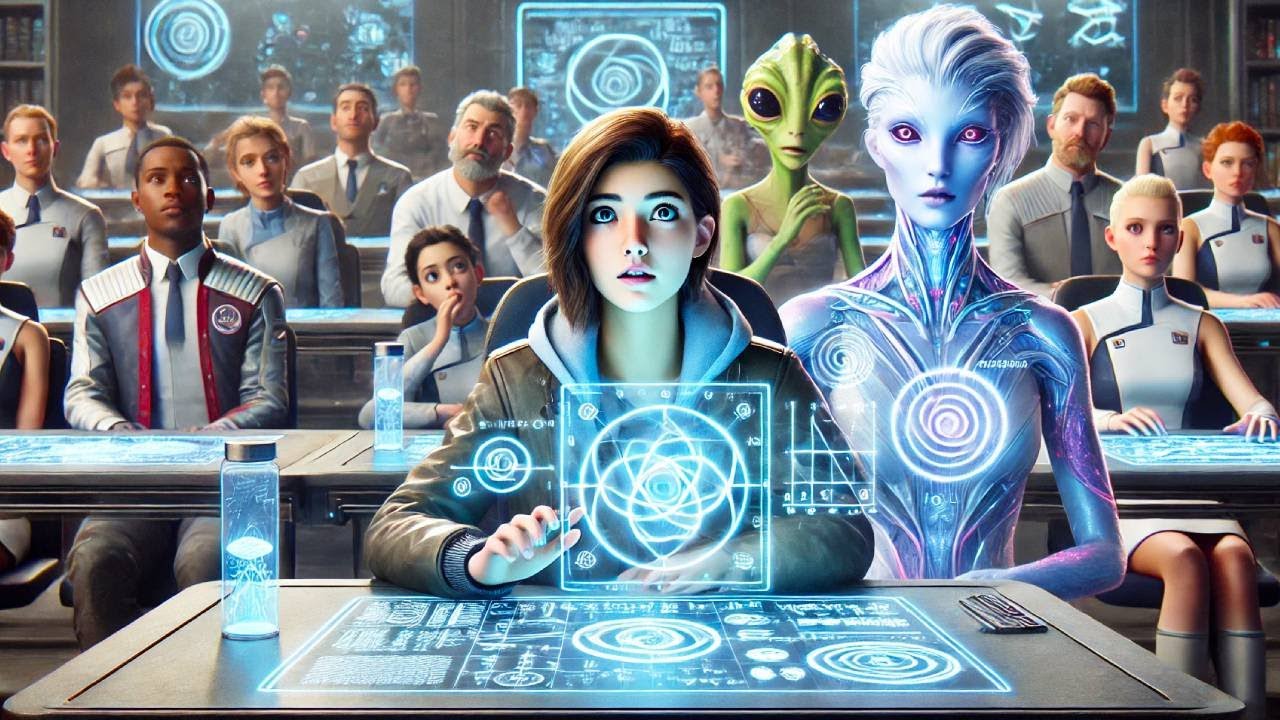 Alien Teacher Believes Humans Can't Solve 'Impossible Math,' Until She Sees Their Pi Notation Answer