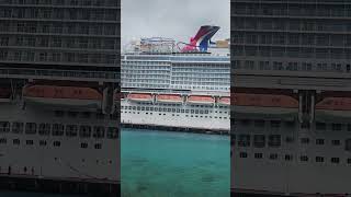 The Giant Carnival Celebration Ship Docked | Carnival Cruise Lines Cruise