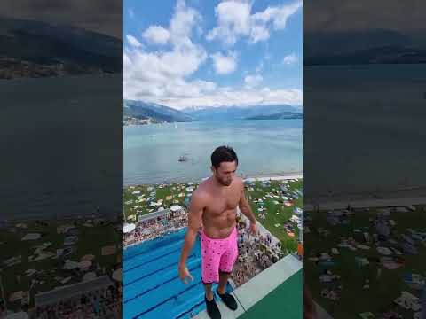 Un clavado extremo 😮‍💨 | #shorts | ESPN Deportes | (via @colognebombs)