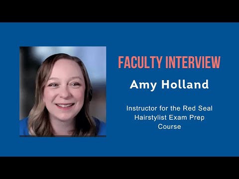 Faculty Interview | Amy Holland | Red Seal Hairstylist | Ashton College
