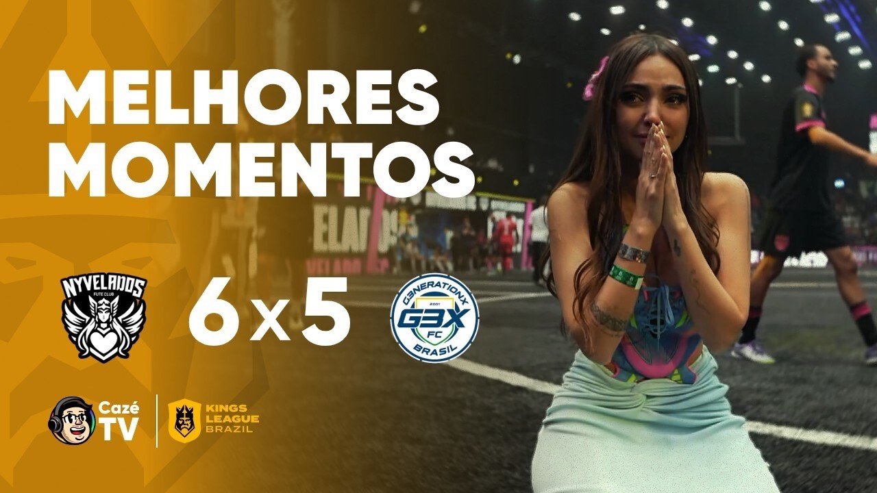 MELHORES MOMENTOS: NYVELADOS 6 X 5 G3X | KINGS LEAGUE BRAZIL 2026 | RODADA 7