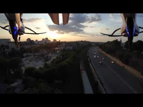 Tarantula X6 + Yi camera. First flight and first crash :D