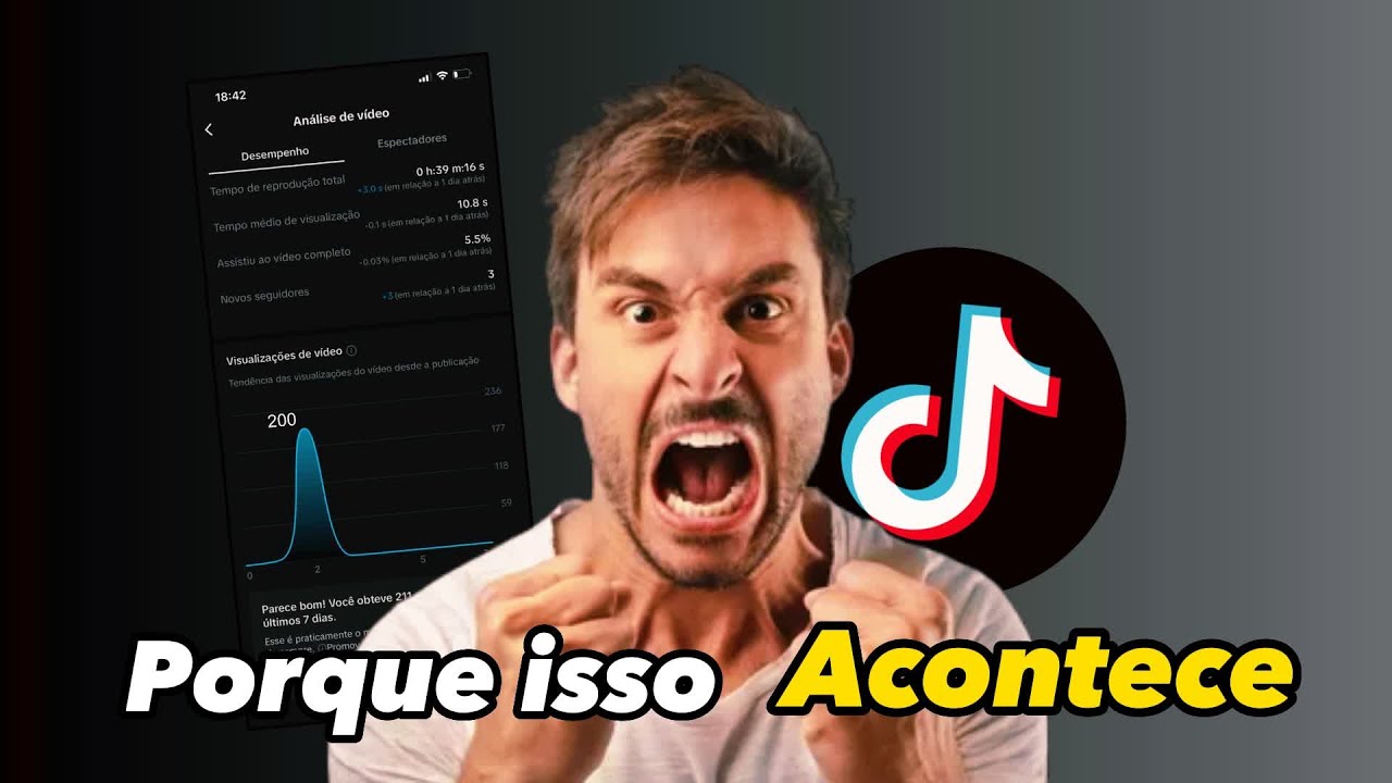 Preso em 200 visualizações no TikTok Esse passo a passo vai distrava isso!
