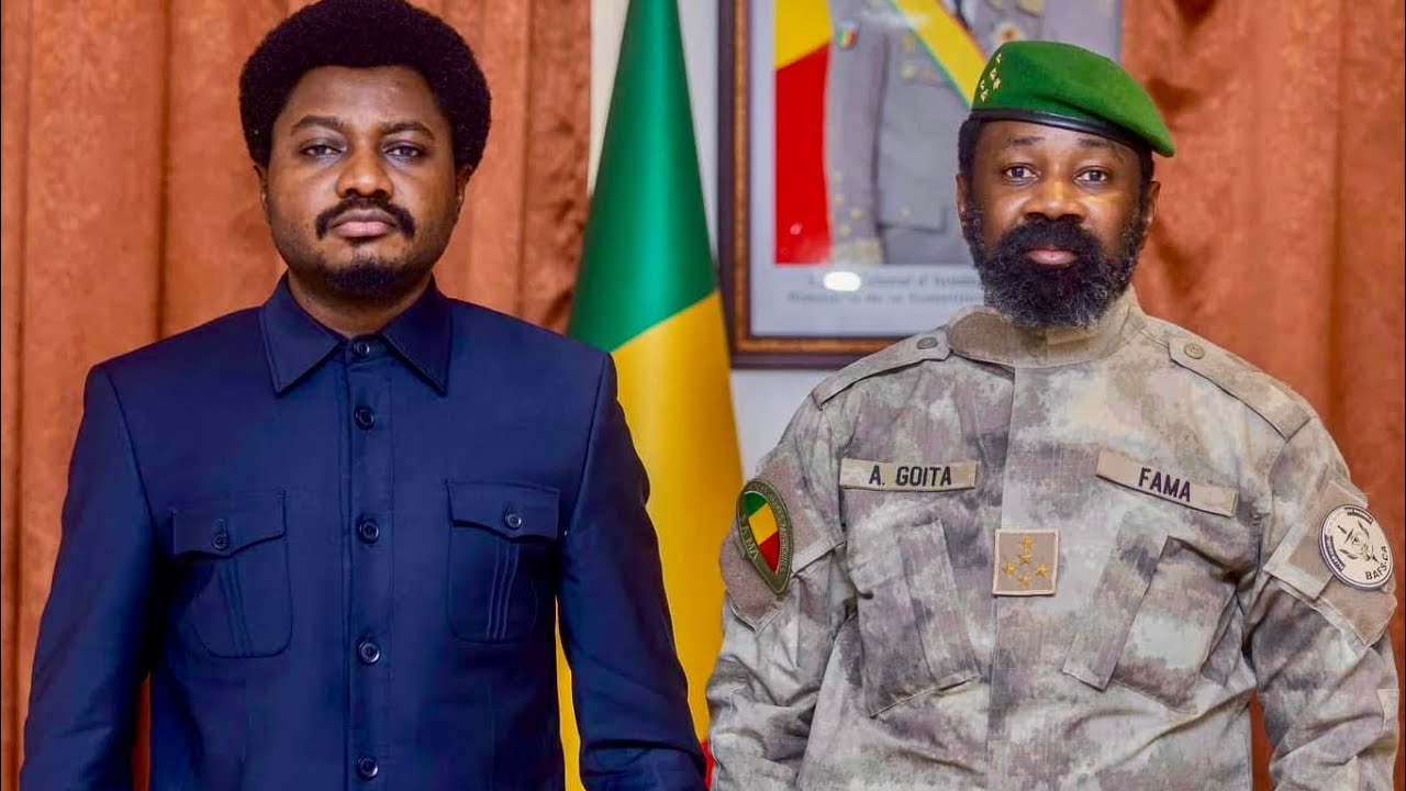 General ASSIMI GOITA reçoit CONSTANT MUTAMBA au palais koulouba