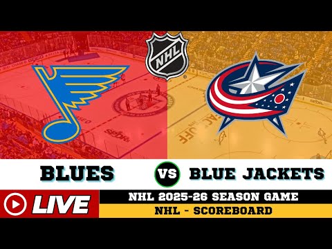 🔴LIVE : Columbus Blue Jackets Vs St. Louis Blues | NHL 2026 | NHL Live SCOREBOARD | Feb 1 2026